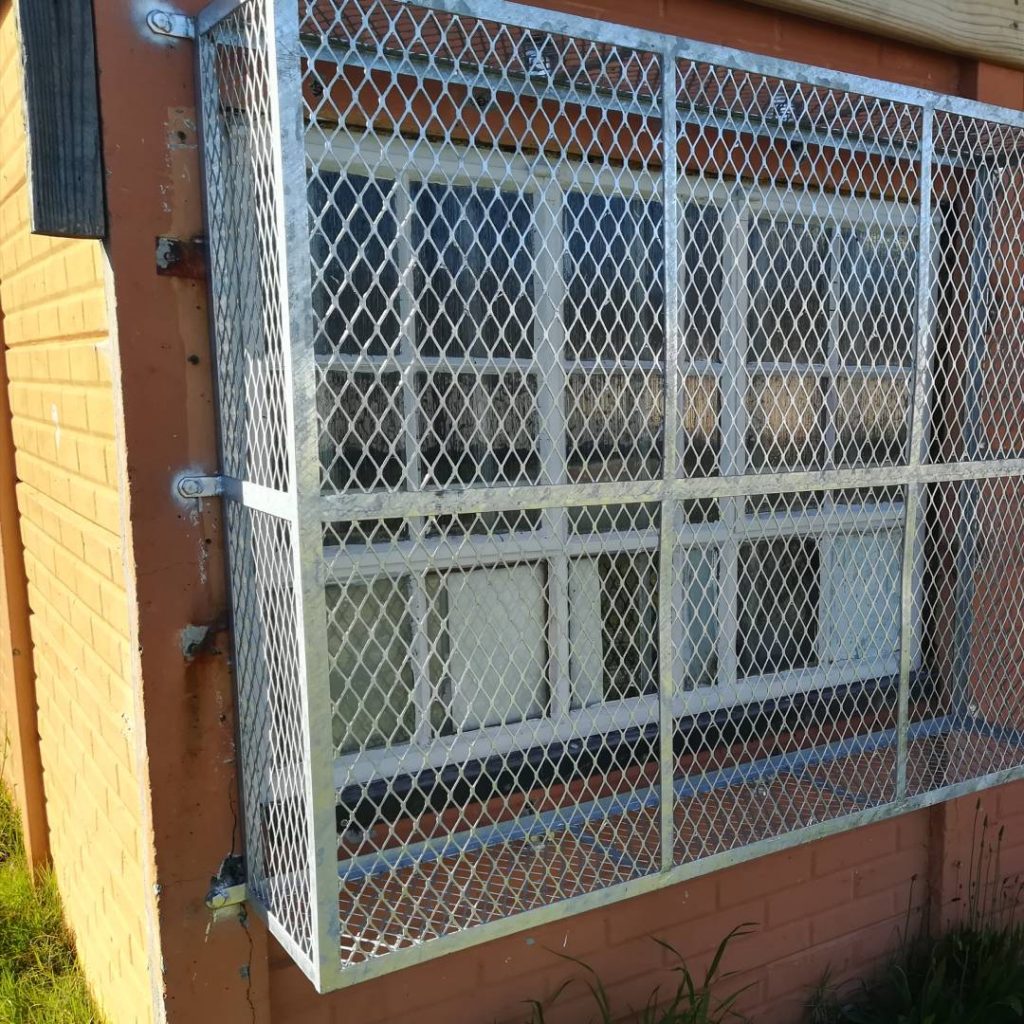 New window guards recently installed, funded by The Hill Pre-Primary so that the windows were able to open to meet compliance requirements.