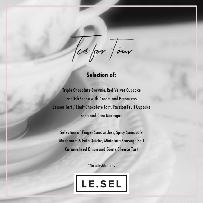 High Tea for 4 Learning in Reach